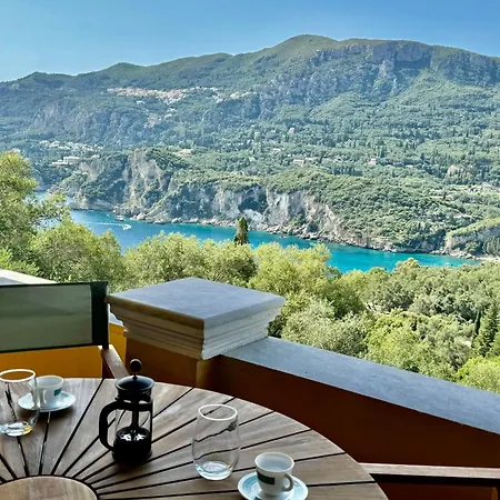 Sea View Villa - Close From Beach - Rovinia Liapades Exterior photo